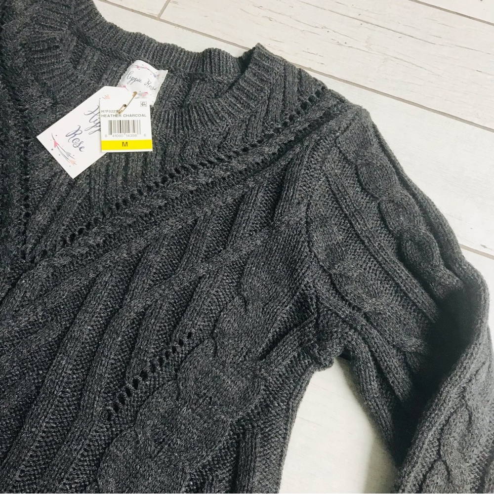 NWT Hippie Rose 🌹Sweater Medium - Picture 3 of 6